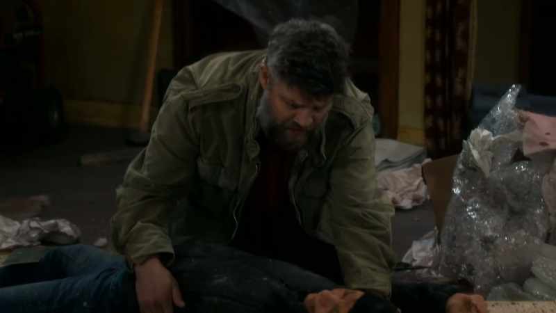 No, I just fell through a house