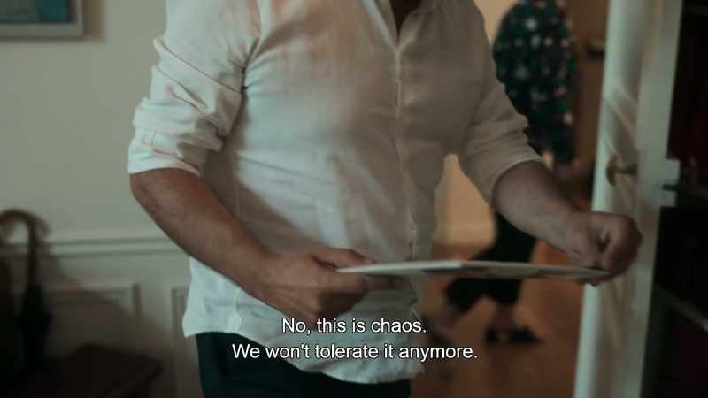 No, this is chaos. We won't tolerate it anymore