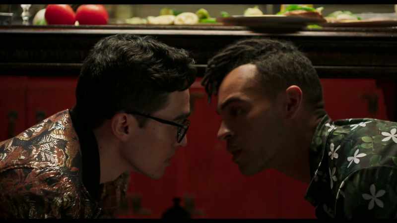 No, it's fine. - Hold on. Let me help you. Let me help you. I just