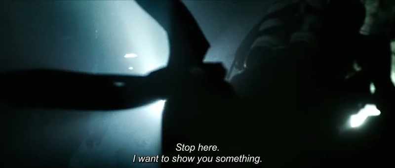 No, it's like a dive bell. We can stay here for a while