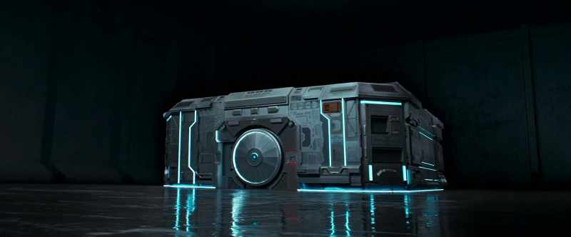 No key or explosive can open it