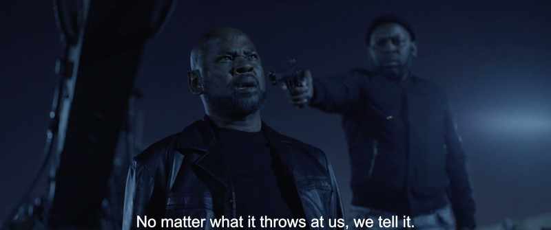 No matter what it throws at us, we tell it