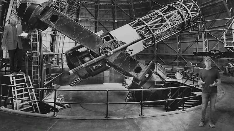 No, he most certainly did not. Hubble is exaggerating again