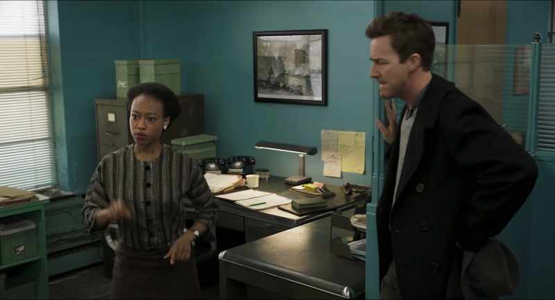 No. No, it was a colored girl that I was speaking to