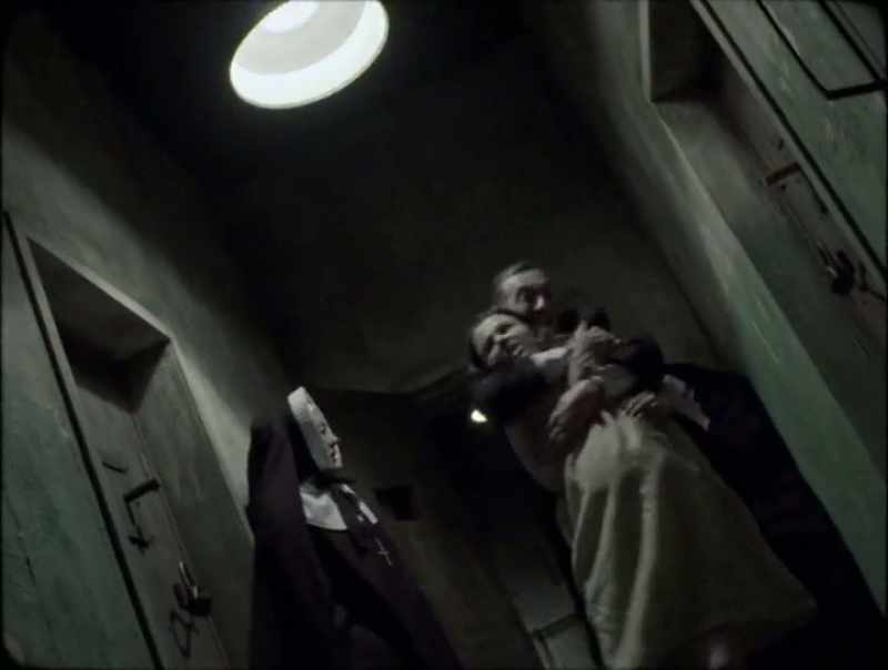 No. No, no, no, no, no! - Put her back inside!