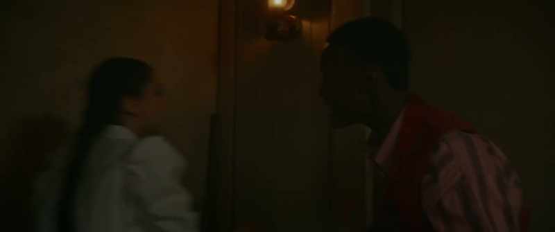 No. No, no, no. She locked us in!