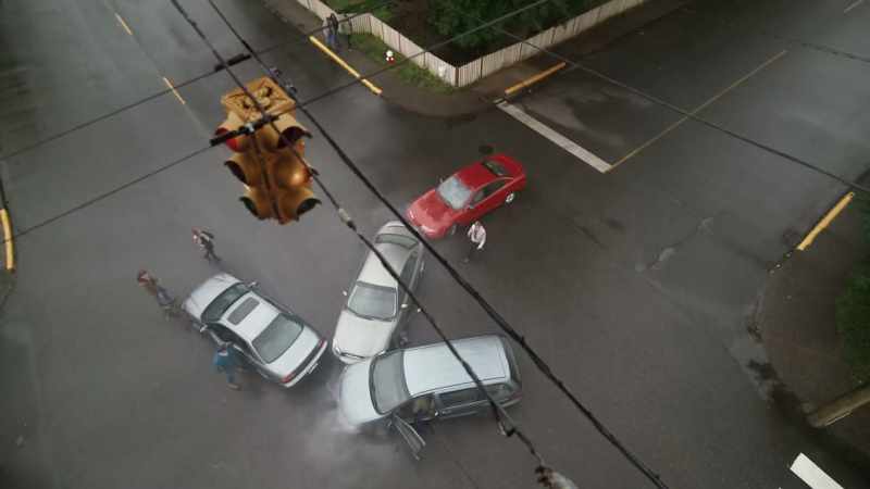 No, no, the car from the east