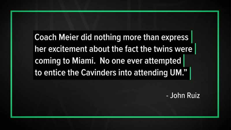 No one ever attempted to entice the Cavinders