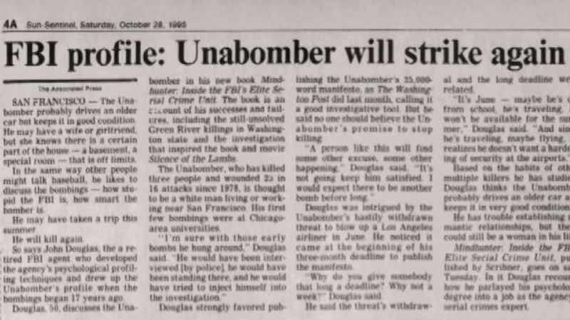 No one has seen the bomber