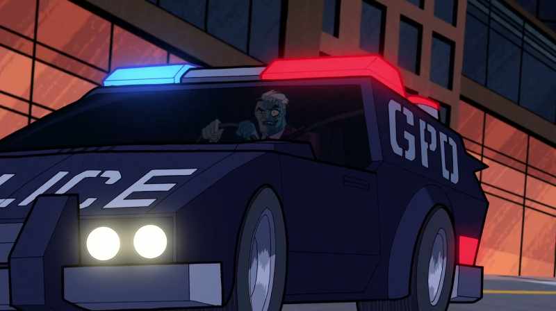 No one stops a cop. (LAUGHING)
