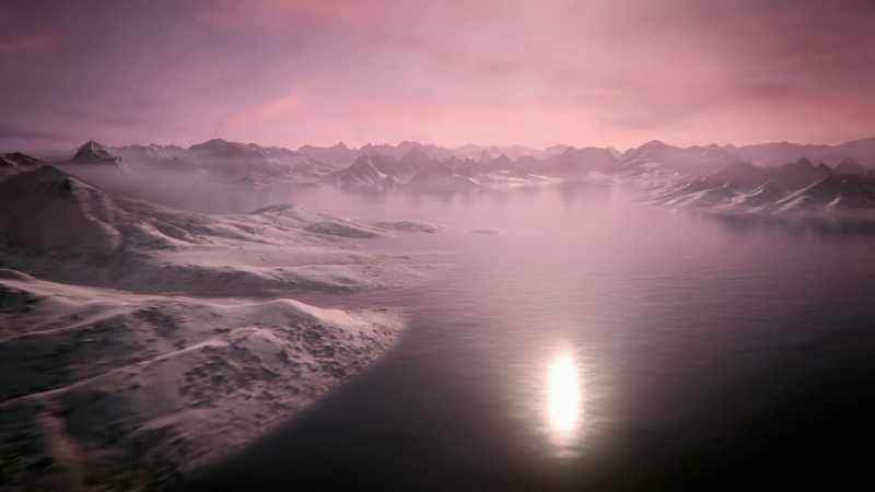 No one's named this ocean yet, it only began to exist when