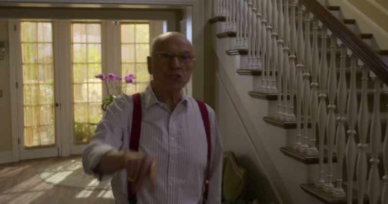 No, you see an old man desperately trying
