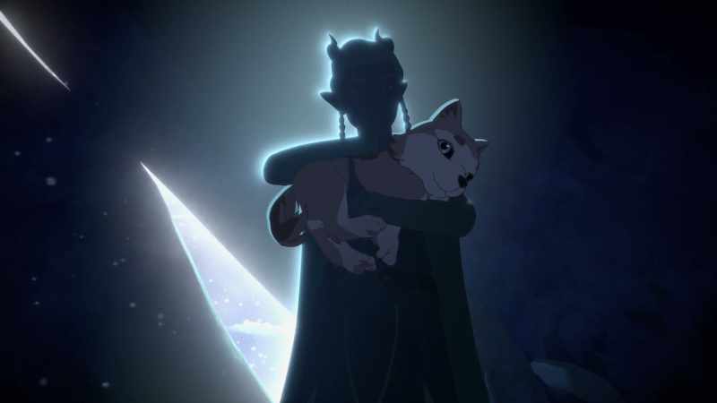 No... she's hurt