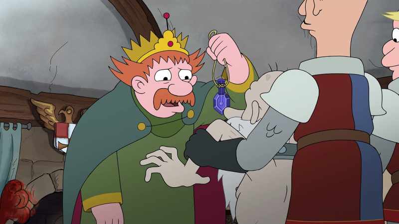 No, you sicko! Examine the vial, huh?