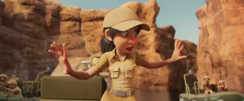 No! Stop! Don't shoot. Hold your fire