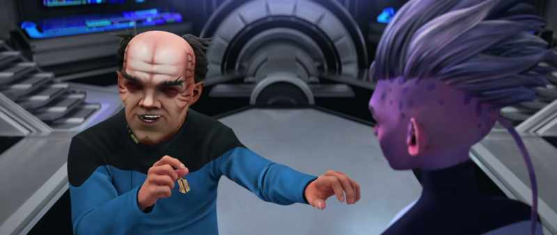 No, Talaxian. No, no, yeah, Talaxian