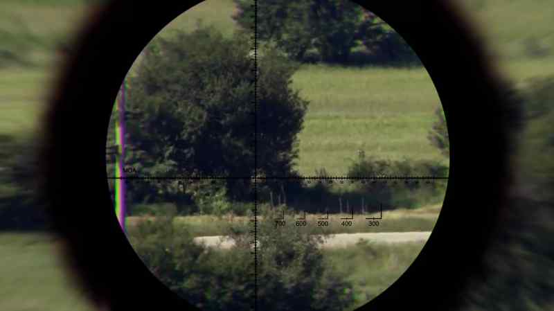 No target indicators on glass. All clear