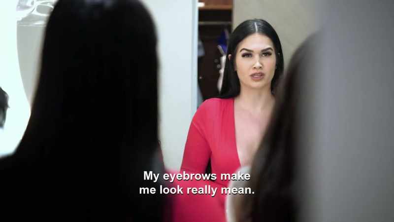 No. That’s just my eyebrows. - Relax them
