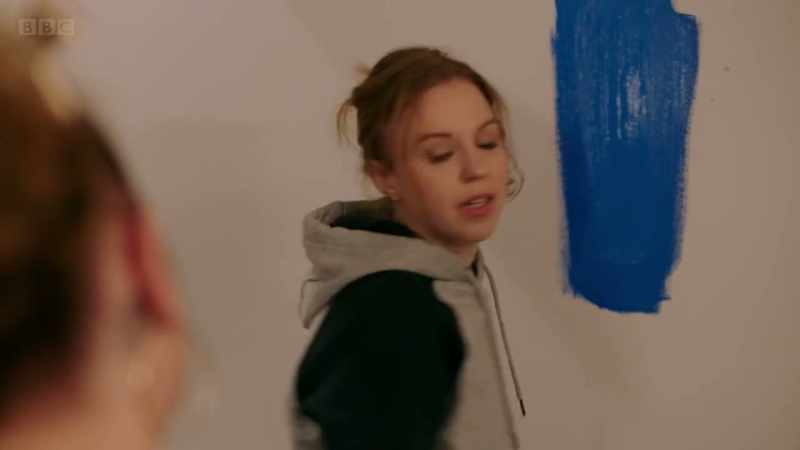 No. This is about an unfortunate scuff on the wall