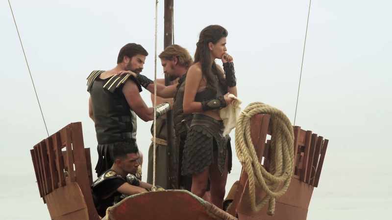 No. We need her for protection in case the Kraken should return
