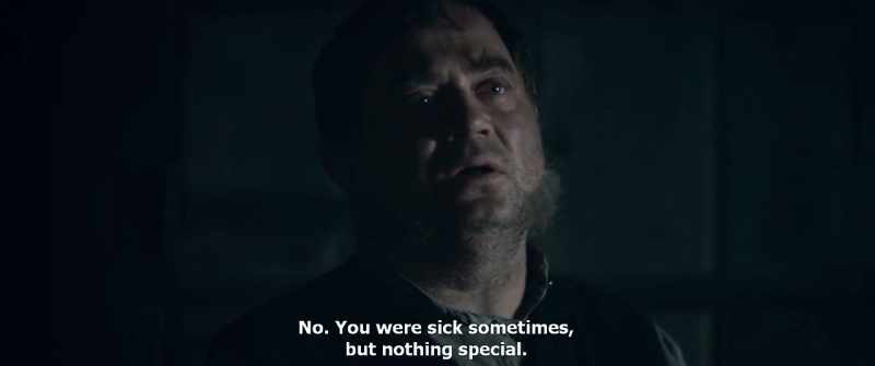 No. You were sick sometimes, but nothing special