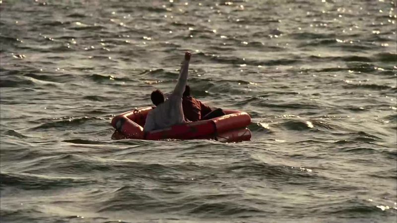 NOAA buoys are clocking the current at two knots