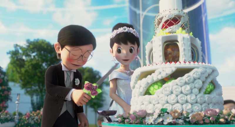 Nobita, cepat potong!