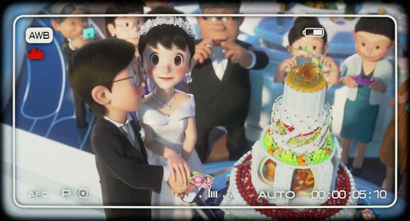 Nobita, lihat ke sini, dong!