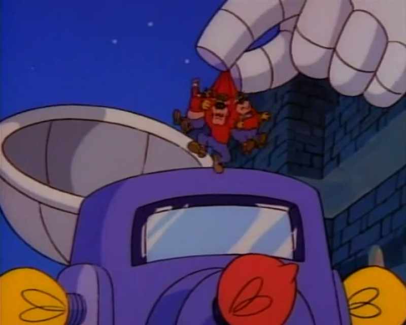 Nonsense, lad! We're going straight to the top