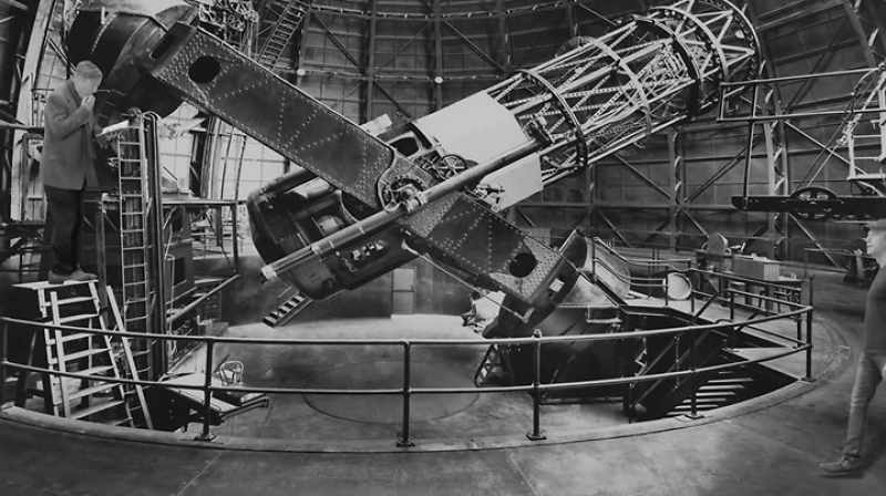 [ normal voice ] behold genius at work, edwin hubble