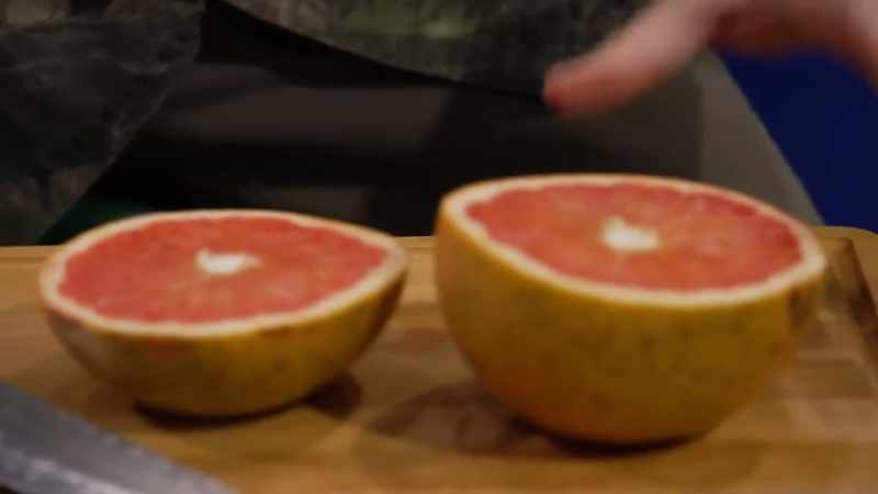 Not a grapefruit. George