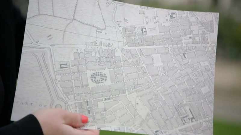 Not built up at all, surrounded by fields