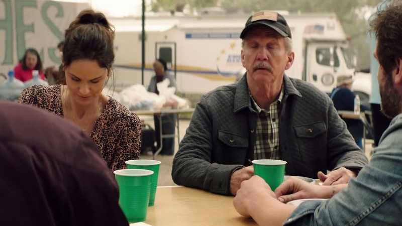 Not eating your soup, Larry? - No, it's good
