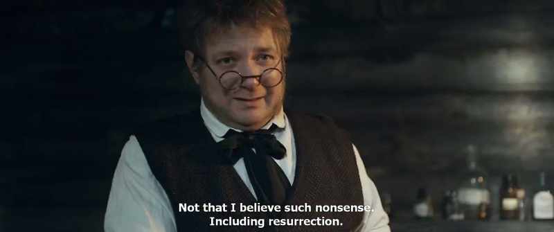 Not that I believe such nonsense. Including resurrection