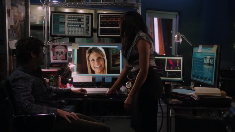 Not only is she laughing, she's looking right into your eyes