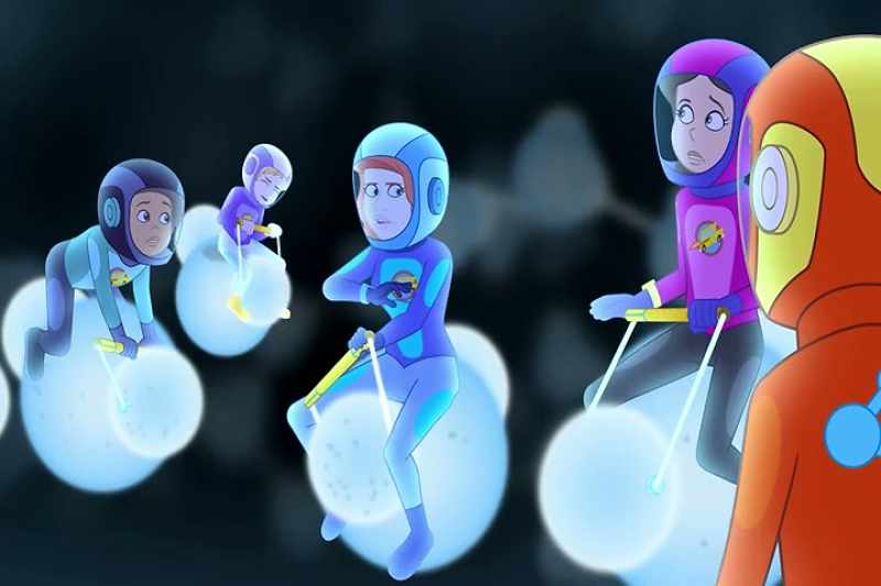 Note, class, that the molecules aren't changing
