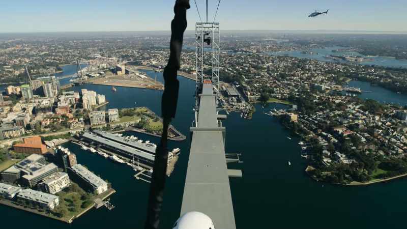 Nothing. Just trying to enjoy the view and be comfortable