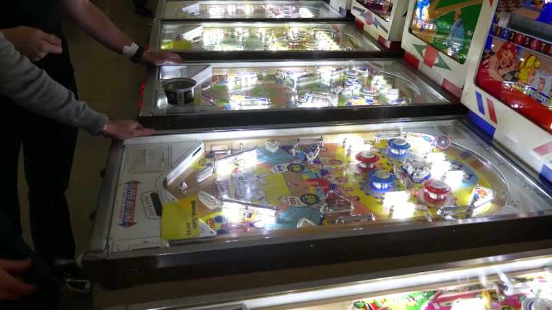 Nothing like that ever happened with pinball machines