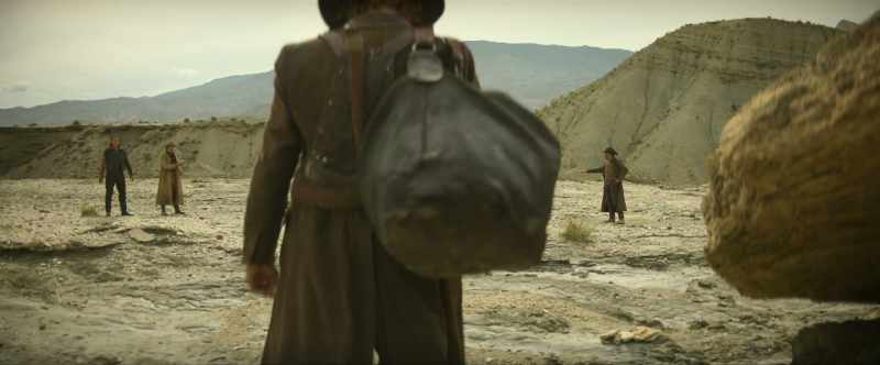 Nothing to worry about... a boy with a bag
