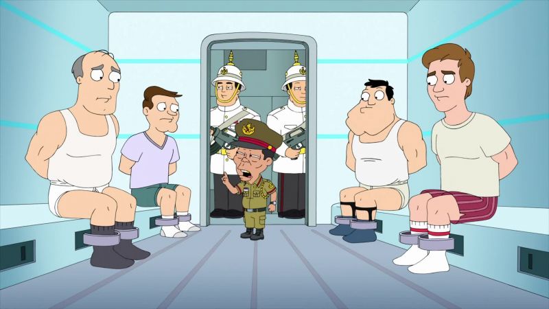 Nothing wrong with a fish hanging in your shorts