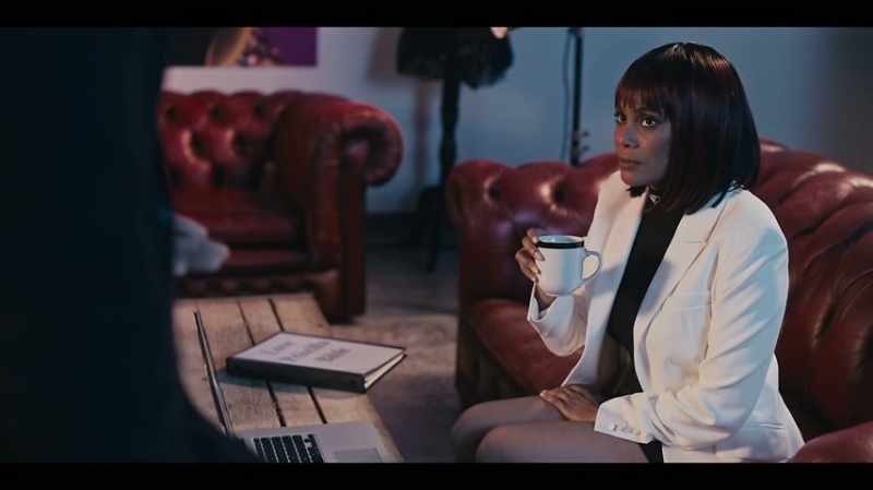 Now, she always has the second cup right before