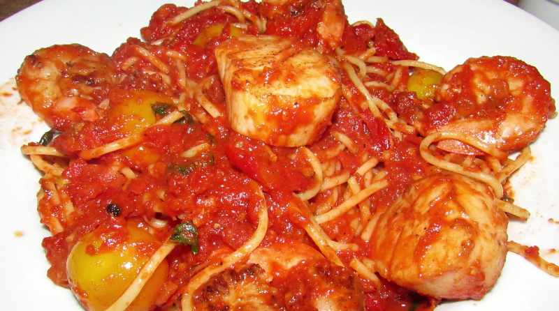 Now, broiled scallops in a tourist trap