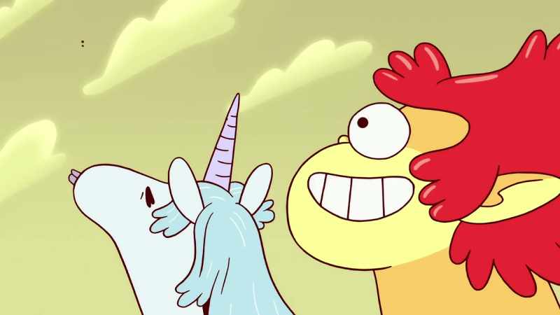 Now, come on, everybody. Let's go get those unicorns. -[all] Yeah