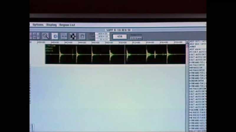 Now we could see the waveforms we were editing