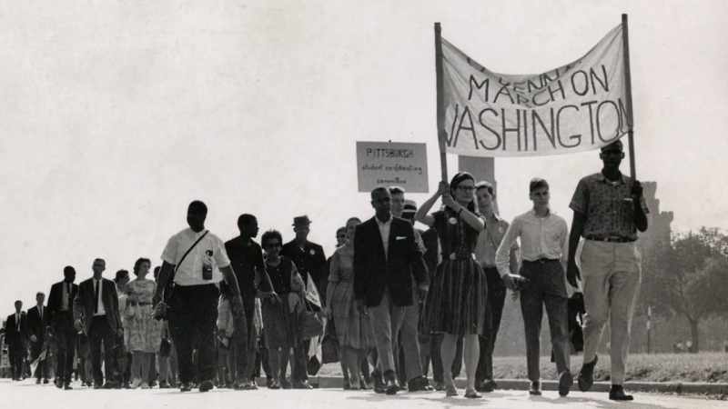Now we do, but because the civil rights struggle