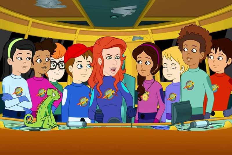 Now gather around the bus and push!