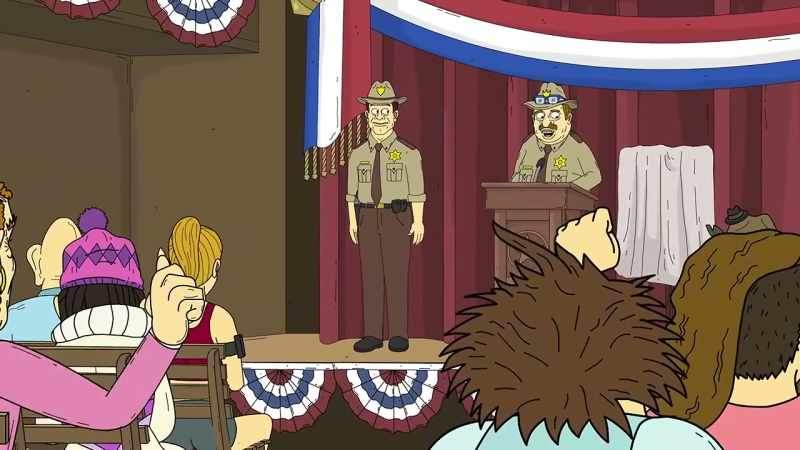 Now, give it up for the Mayor with the flair!