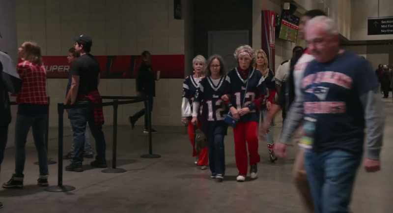 Now, I don't know how you ladies got into this stadium