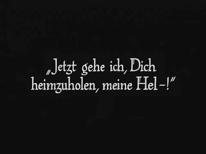Now I'm going to take you home, my Hel - !