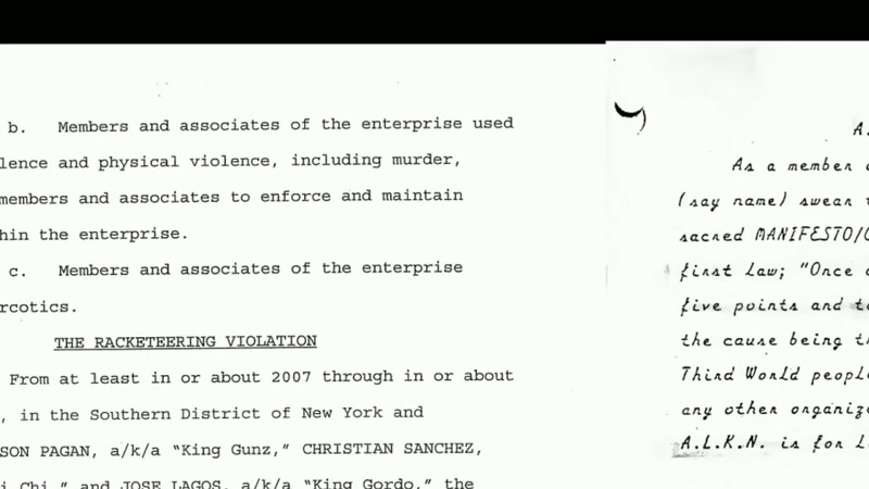Now in the Latin King case, they made it easy